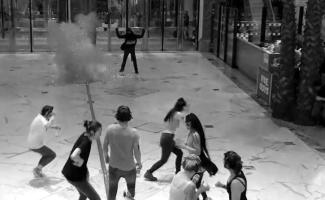 Scripted terror simulation in shopping centre